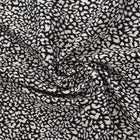VISKOSE STOF MED MINI LEOPARDPRINT