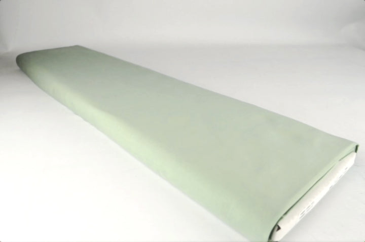 VINTAGE GRØN BOMULDS-VOILE – LET, LUFTIG & SEMI-TRANSPARENT