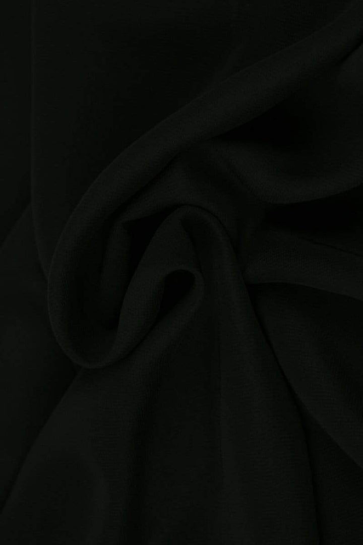 SORT BOMULDSCANVAS – TÆTVÆVET 350 g/m², OEKO-TEX