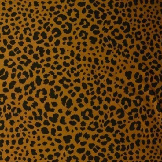 G&M Bomuldsjersey OKKERBRUN BOMULDSJERSEY M. LEOPARD PRINT