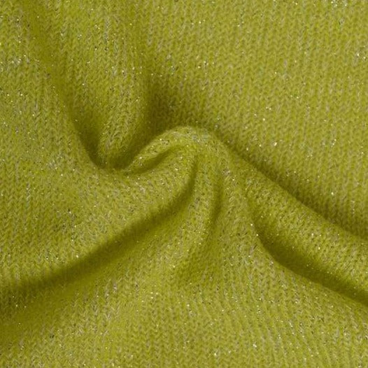 G&M Jersey lurex JERSEY LUREX LIME GRØN