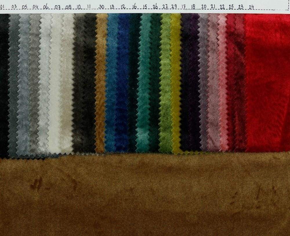 Garn & Metervarer Luxury velvet VINTAGE LYSERØD LUKSURIØST MØBELVELOUR